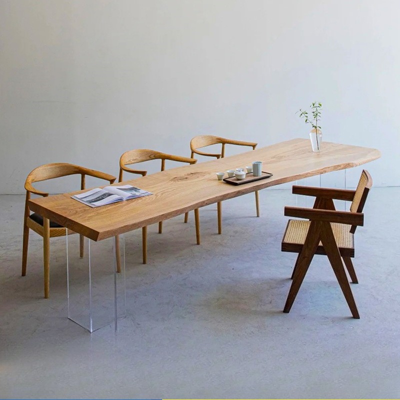 Nordic Solid Wood Acrylic Floa - đánh giá và giá Office Furniture