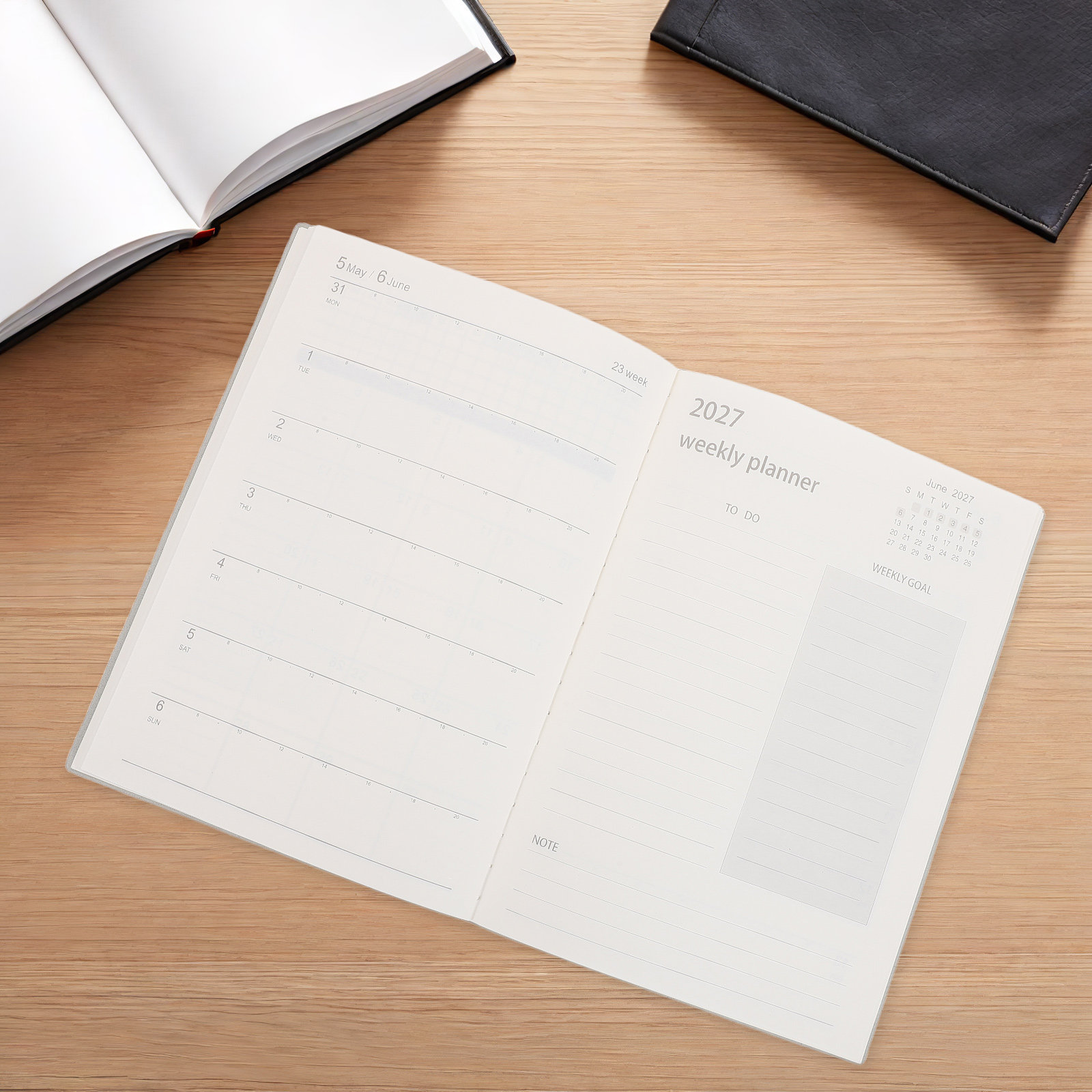 2027 Professional Planner Note - đánh giá và giá Spiral Bound Grid Notebook A5