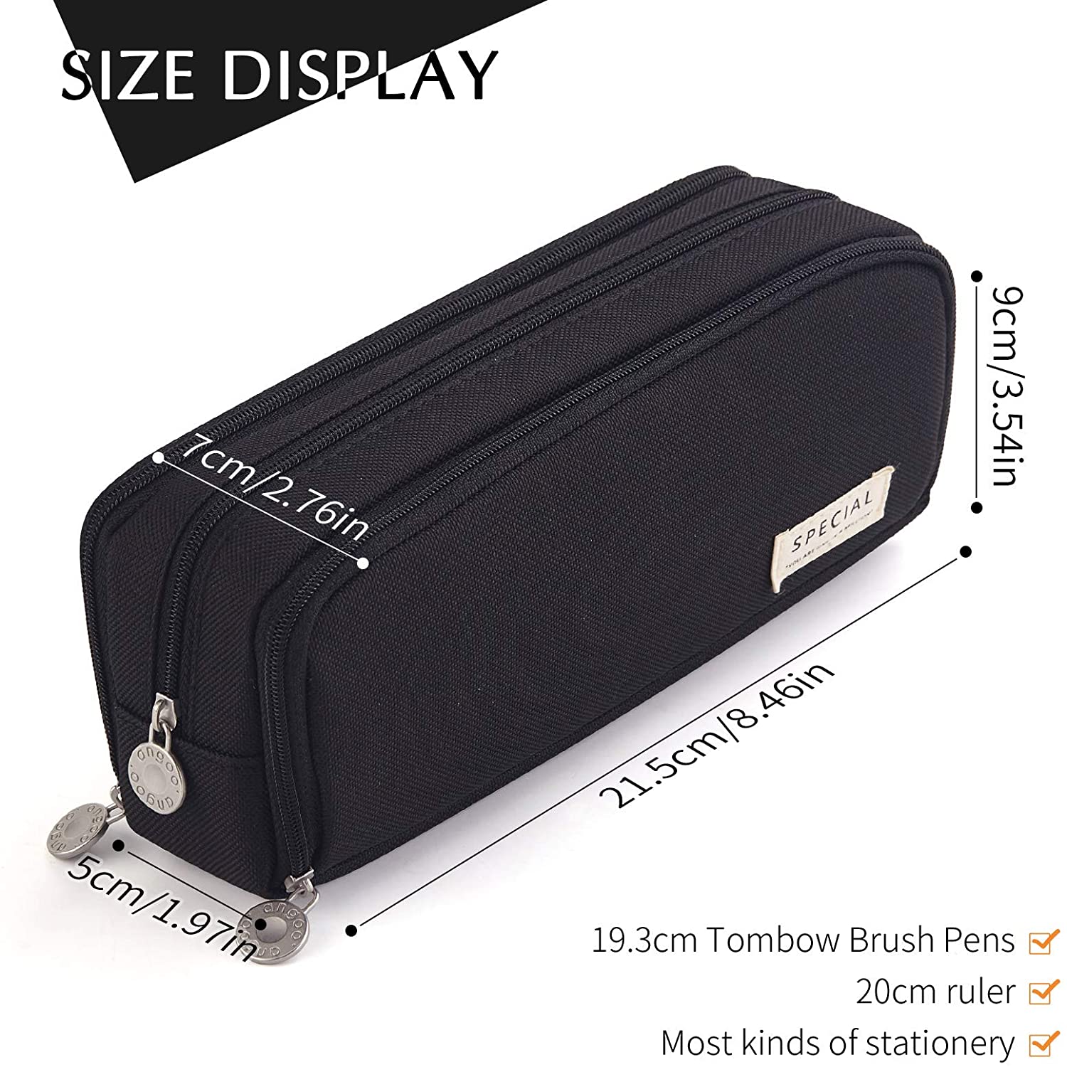 Pencil Case Large Capacity Pen - đánh giá và giá Aesthetic Large Pencil Case Pouch